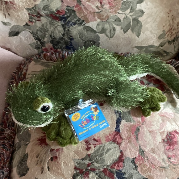 GANZ STUFFED GECKO LIZARD NWT WEBKINZ COLLECTION #HM186 COLLECTIBLE CONDITION - Picture 4 of 9